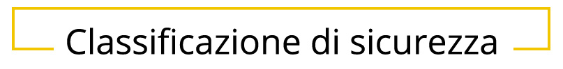 Classificazione di sicurezza